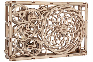 Obraz Kinetyczny Mechaniczne Puzzle Drewniane 3D